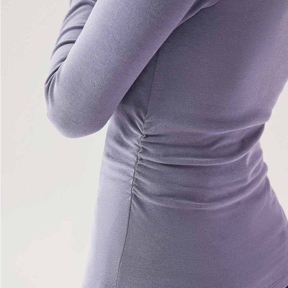 OGL Eco-Mousse® Anti-Bacteria Square Neck Ruched Brami Top - Off White - Picture 4 of 5